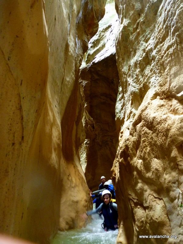 Barranco Oscuros De Balces Avalancha Barranquismo