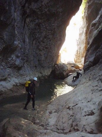 Descenso Barranco Gorgas Negras, Sierra de Guara