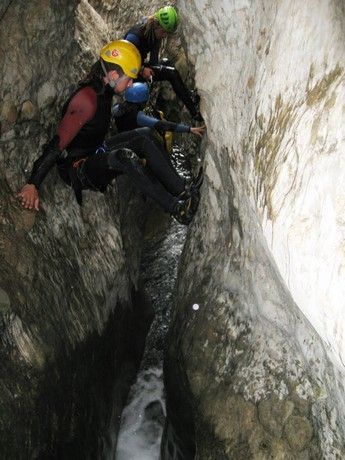 Canyoning dans le ravin du Gorgonchon