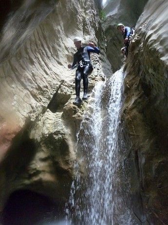 Barranquismo en el Barranco Mascun Superior