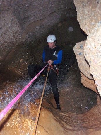 Rapel en Barranco Palomeras del Fornocal