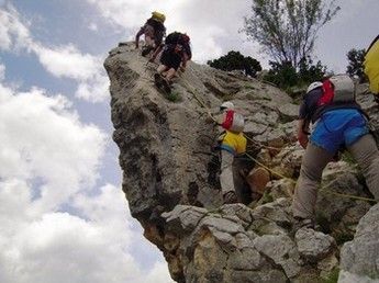 Vía ferrata en Sierra de Guara